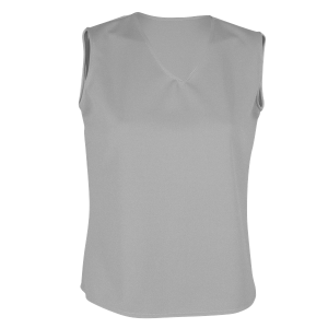 GIRL'S CHEER TOP - Silver, M