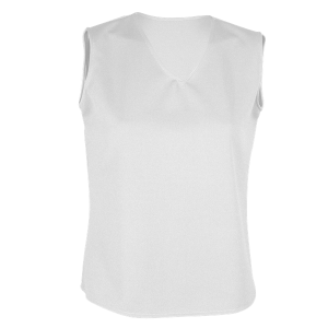 GIRL'S CHEER TOP - White, M