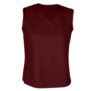 GIRL'S CHEER TOP - Maroon, M