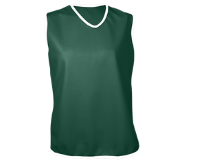 GIRL'S CHEER TOP - Dark Green, M