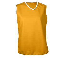 GIRL'S CHEER TOP - Gold, M