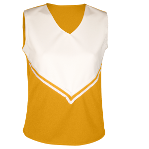 WOMEN'S CHEER TOP - Gold, M