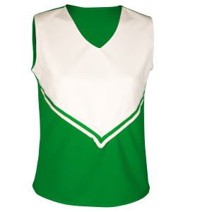 WOMEN'S CHEER TOP - Kelly Green, M
