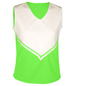 WOMEN'S CHEER TOP - Neon Green, M
