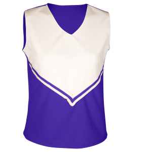 WOMEN'S CHEER TOP - Purple, M