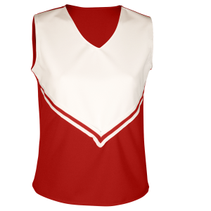 WOMEN'S CHEER TOP - Red, M
