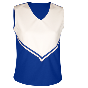 WOMEN'S CHEER TOP - Royal Blue, M