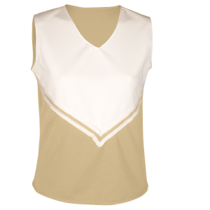 WOMEN'S CHEER TOP - Vegas Gold, M