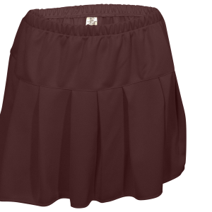 GIRL'S CHEER PLEATED SKIRT - Brown, M
