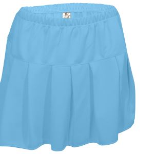 GIRL'S CHEER PLEATED SKIRT - Columbian Blue, M