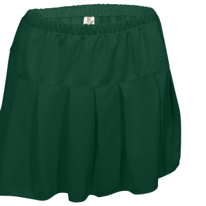 GIRL'S CHEER PLEATED SKIRT - Dark Green, M