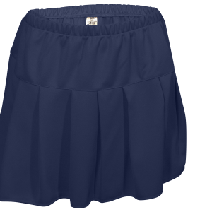 GIRL'S CHEER PLEATED SKIRT - Navy Blue, M