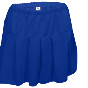 GIRL'S CHEER PLEATED SKIRT - Royal Blue, M