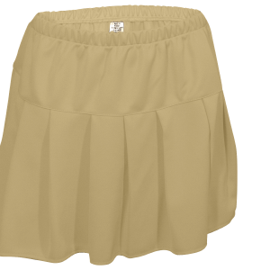 GIRL'S CHEER PLEATED SKIRT - Vegas Gold, M