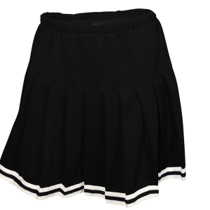 WOMEN'S CHEER PLEATED SKIRT - Black, M