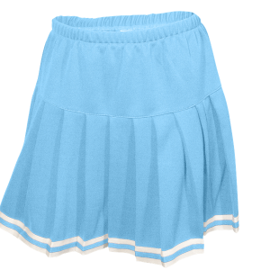 WOMEN'S CHEER PLEATED SKIRT - Columbian Blue, M