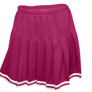 WOMEN'S CHEER PLEATED SKIRT - Fuchsia, M