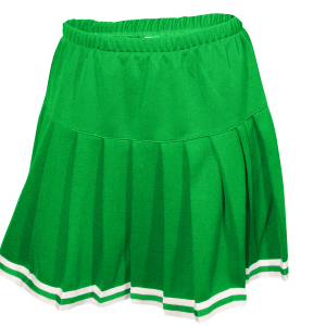 WOMEN'S CHEER PLEATED SKIRT - Kelly Green, M