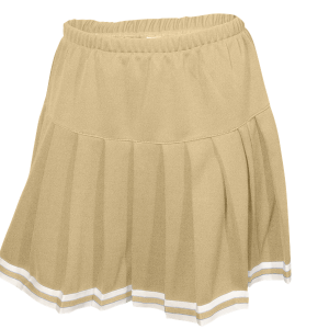WOMEN'S CHEER PLEATED SKIRT - Vegas Gold, M