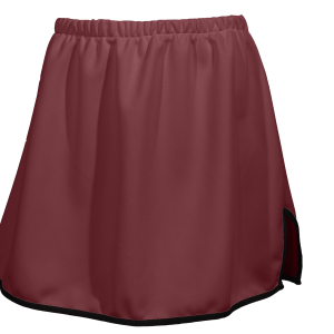 WOMEN'S CHEER SKIRT - Maroon, M