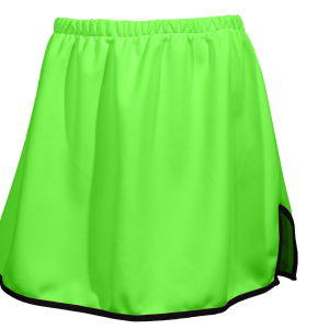 WOMEN'S CHEER SKIRT - Neon Green, M