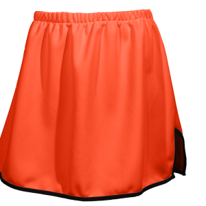 WOMEN'S CHEER SKIRT - Orange, M