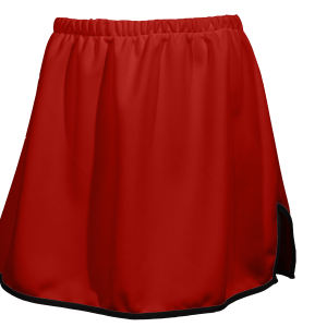 WOMEN'S CHEER SKIRT - Red, M