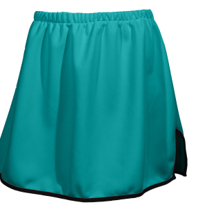 WOMEN'S CHEER SKIRT - Teal, M