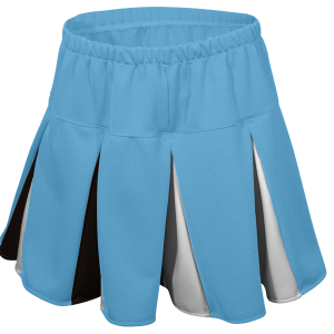 WOMEN'S CHEER PLEATED SKIRT - Columbian Blue, M