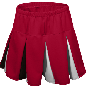 WOMEN'S CHEER PLEATED SKIRT - Cardinal, M