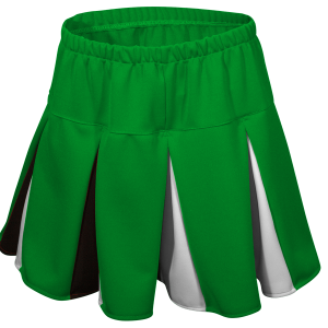 WOMEN'S CHEER PLEATED SKIRT - Kelly Green, M