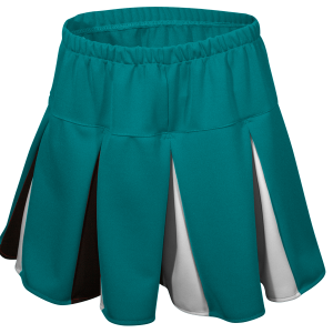 WOMEN'S CHEER PLEATED SKIRT - Teal, M