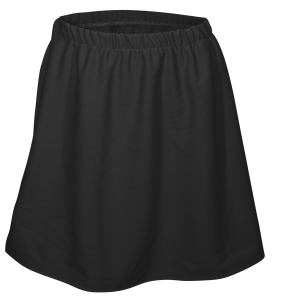 GIRL'S CHEER SKIRT - Black, M