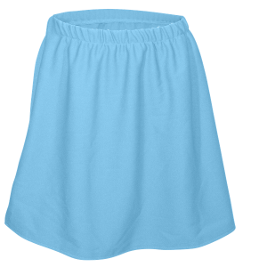 GIRL'S CHEER SKIRT - Columbian Blue, M