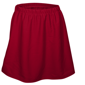 GIRL'S CHEER SKIRT - Cardinal, M