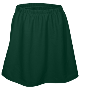 GIRL'S CHEER SKIRT - Dark Green, M