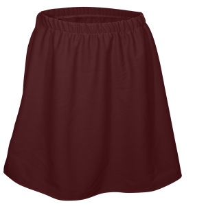 GIRL'S CHEER SKIRT - Maroon, M