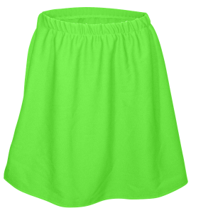 GIRL'S CHEER SKIRT - Neon Green, M