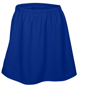 GIRL'S CHEER SKIRT - Royal Blue, M