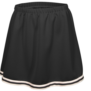 WOMEN'S CHEER SKIRT - Black, M