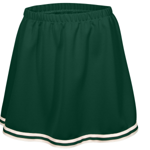 WOMEN'S CHEER SKIRT - Dark Green, M