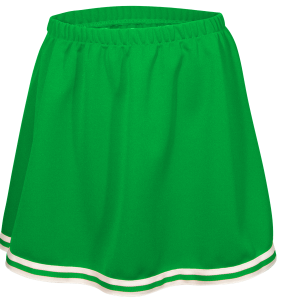 WOMEN'S CHEER SKIRT - Kelly Green, M