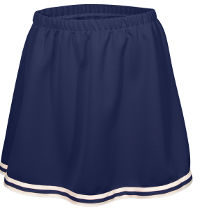 WOMEN'S CHEER SKIRT - Navy Blue, M