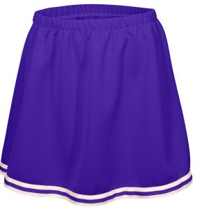 WOMEN'S CHEER SKIRT - Purple, M