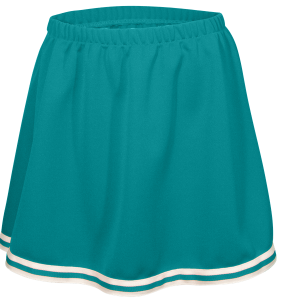 WOMEN'S CHEER SKIRT - Teal, M