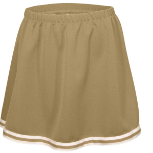 WOMEN'S CHEER SKIRT - Vegas Gold, M