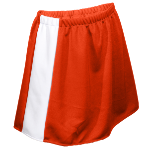 WOMEN'S CHEER SKIRT - Orange, M