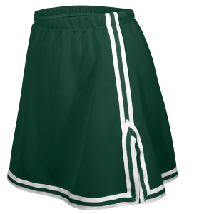 WOMEN'S CHEER SKIRT - Dark Green, M