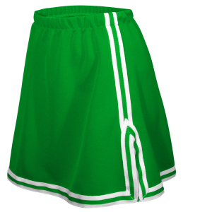 WOMEN'S CHEER SKIRT - Kelly Green, M