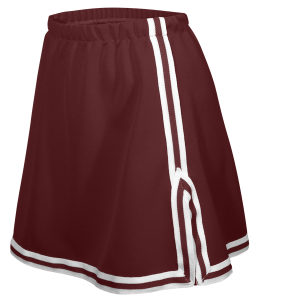 WOMEN'S CHEER SKIRT - Maroon, M